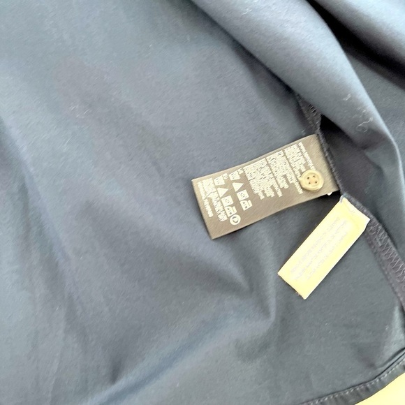 Tommy Hilfiger Women's Long Sleeve Pleat Shirt Dress Navy Blue Size XS - Picture 10 of 10